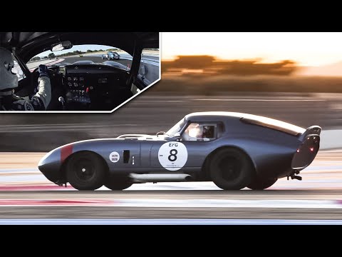 AC Cobra Daytona Coupé OnBoard at Circuit Paul Ricard - Ford 289 V8 Engine Sound!