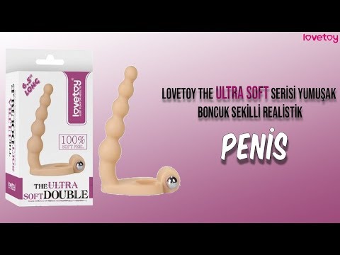 Lovetoy The Ultra Soft Serisi Yumuşak Boncuk Şekilli 16 cm Realistik Penis