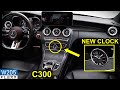 AMG STYLE CLOCK Installed On 2016 Mercedes C300 W205 Looks Awesome