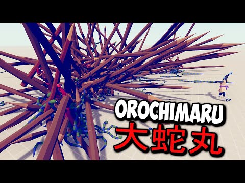 Snake Hell! Orochimaru vs Every Faction - TABS Unit Creator Update