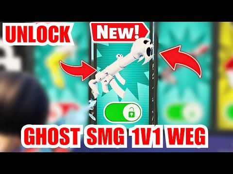 UNLOCK GHOST SMG 1V1 with every gun FORTNITE @hivecr8 hivecr8