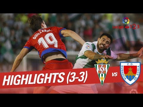 Resumen de Córdoba CF vs CD Numancia (3-3)