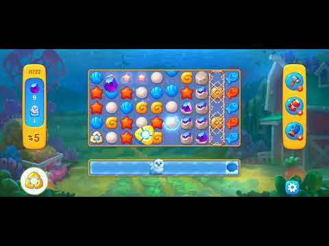 Fishdom Easy Level 11722 (with ingame lightning booster) @choraelmin