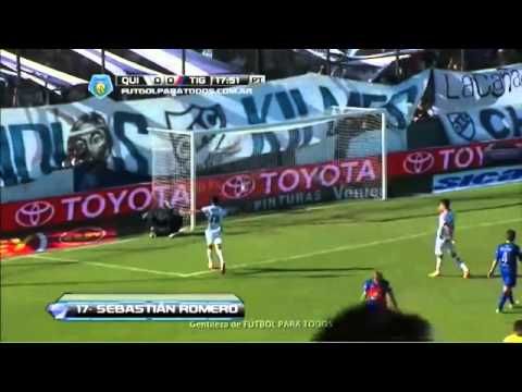 Gol Romero Quilmes 1-Tigre 0 Final 2014 Fecha 5 Fútbol Para Todos