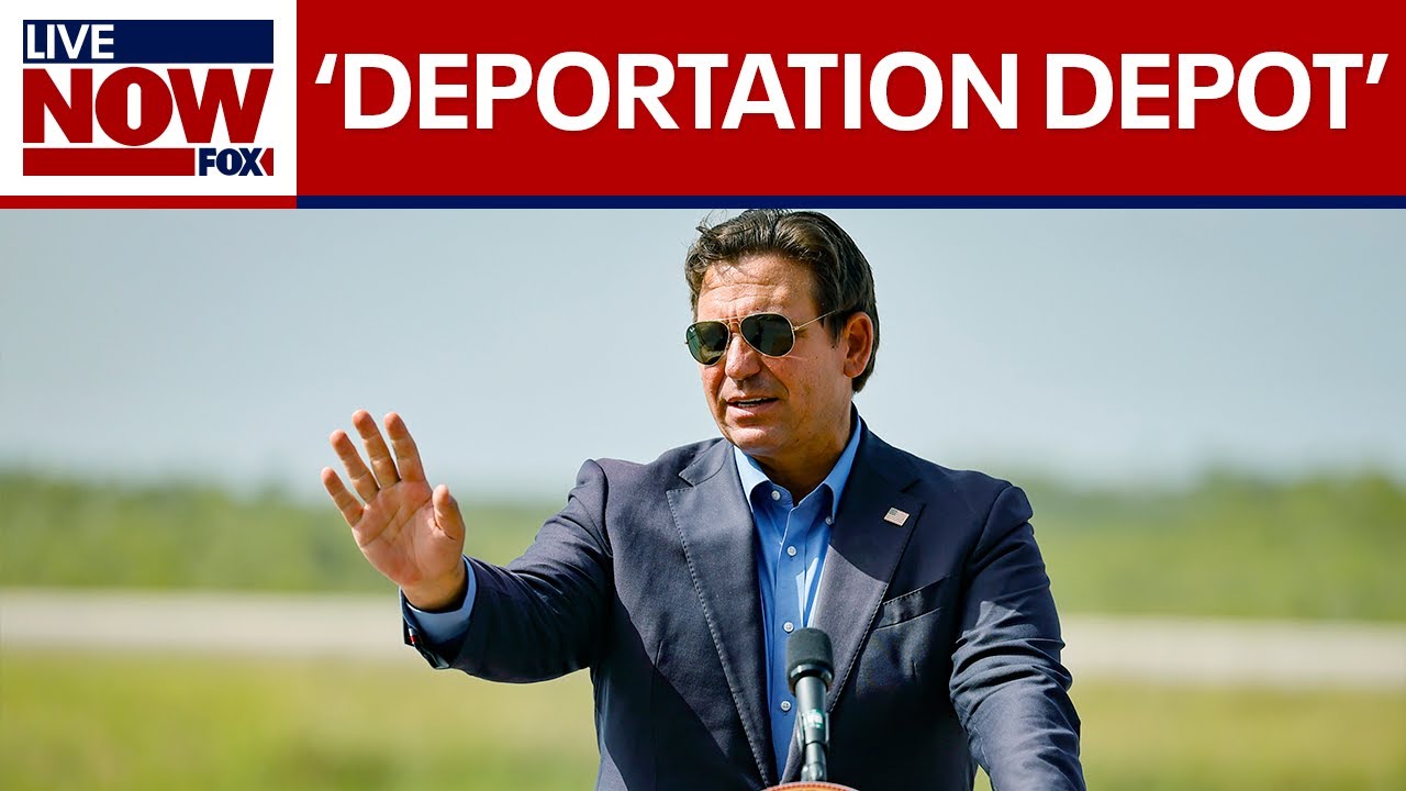 'Deportation Depot': Florida unveils plans for immigration detention facility | LiveNOW from FOX