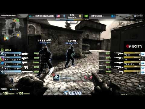 Tempo Storm Counter Logic Gaming Game 1 (CEVO-P CS:GO Season 9) - Vansilli & Dust