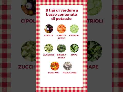 8 tipi di verdure a basso contenuto di potassio - Fondazione Italiana del Rene