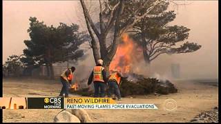 Reno wildfires force thousands to evacuate