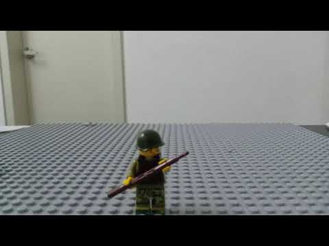 Lego M1 garand firing test