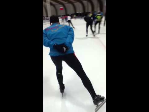 Schaatstechniek video analyse 23 november 2015