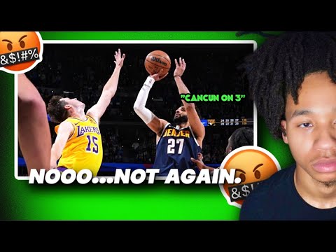 JAMAL MURRAY HITS 2 GAME WINNERS TO SEND THE LAKERS HOME *ALMOST CRASHED OUT* LAKERS VS NUGGETS G5