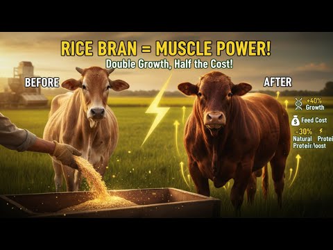 Rice Bran: The Cheapest Way to Fatten Cattle Fast!