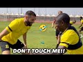 Karim Benzema vs N'Golo Kante in Al Ittihad Training!!😂😆🇲🇫
