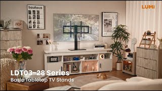 Basic Tabletop TV Stands | LDT03-28 Series | LUMI