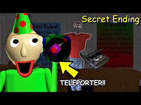 I FOUND FILENAME2 IN THE DETENTION ROOM USING A TELEPORTATION DEVICE!! | Baldi's Birthday Bash