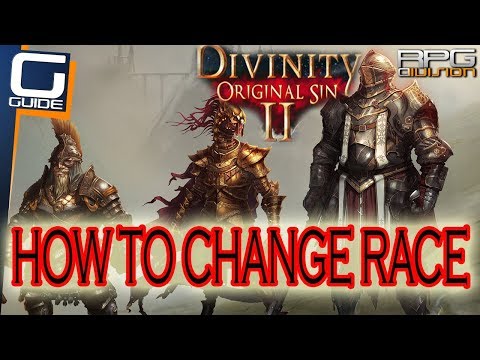 DIVINITY ORIGINAL SIN  2 - How to change Race (How to use faces from Faceripper)