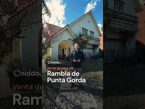 Video de YouTube - Venta de casa de 3 dormitorios más servicio en Punta Gorda . Sobre Rambla.