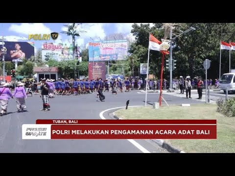 POLRI MELAKUKAN PENGAMANAN ACARA ADAT BALI  01/09/2024  16.00