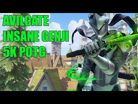 ALVICATE INSANE GENJI GAMEPLAY 5K POTG - GRAND MASTER OVERWATCH SEASON 29
