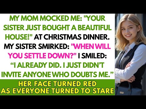 My Mom Mocked Me at Christmas “Your Sister Bought a House! When Will You Settle Down?” I Just Smiled