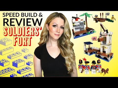 LEGO® Pirates Set 6242 Soldiers' Fort Speed Build and Review