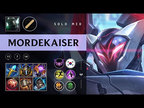 Mordekaiser Mid vs Diana - KR Master Patch 25.24