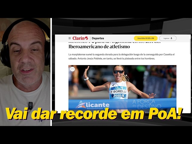 A CHANCE da ELITE  na MARATONA de PORTO ALEGRE
