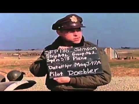 1945- US Fighters Strafing Deep Into Germany.