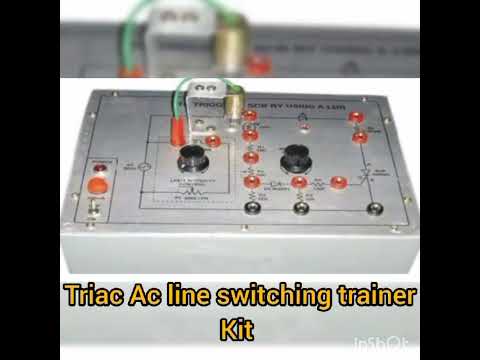 Triac A.C. Line Switching Trainer Kit
