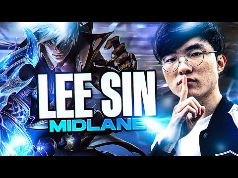 FAKER brings back LEE SIN MID to counter #1 Ekko world Xiao Lao Ban *CRAZY 1v1's*
