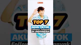Download lagu 🔥 7 AKUN TIKTOK FOLLOWERS TERBANYAK DI INDONESIA🔥🔥No. 1 Pernah Viral SE Indonesia🔥🔥Siapakah Dia?? mp3