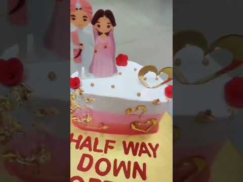 Half year Anniversary Cake | Anniversary cake | Love gift | Customized Cake|Murliwala bakers #short