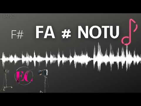 FA# DİYEZ NOTU . PİANO NOTU FA DİYEZ