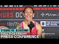 CRIS CYBORG IMMEDIATE REACTION TO WIN AGAINST ARLENE BLENCOWE - FULL POST-FIGHT | BELLATOR 249