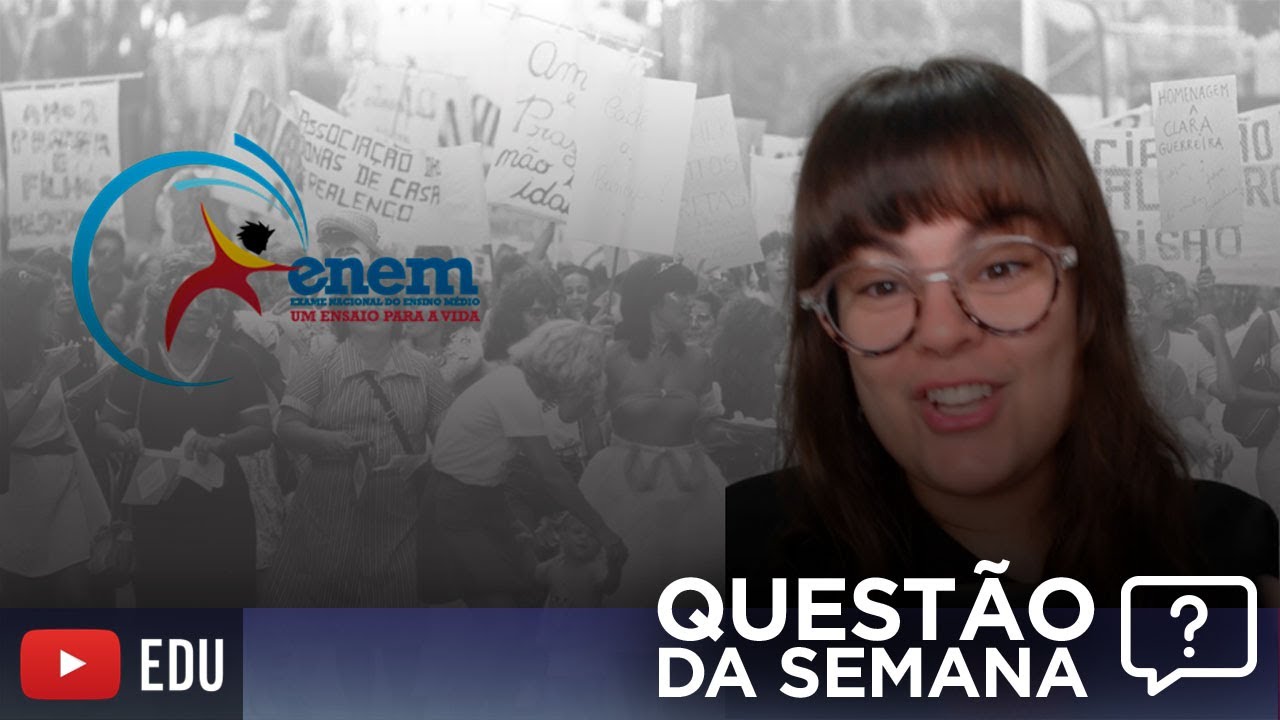 PREPARAÇÃO ENEM COM QUESTÃO | Nova República e os Movimentos Sociais #enem2024 #enem #vestibular