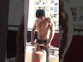 Traps exercise with cylinder/Home workout/Ankit Adhana/ Fitness model