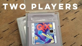 Qix Game Boy Two Player Link Cable Play DMG-QX-USA