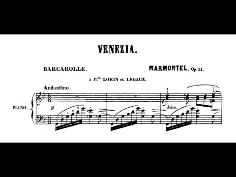 Antoine François Marmontel - Venezia (Barcarolle), Op. 51