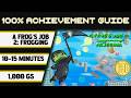 A Frog S Job 2 Froggina 100 Achievement Walkthrough 1000GS In 10 15 Minutes