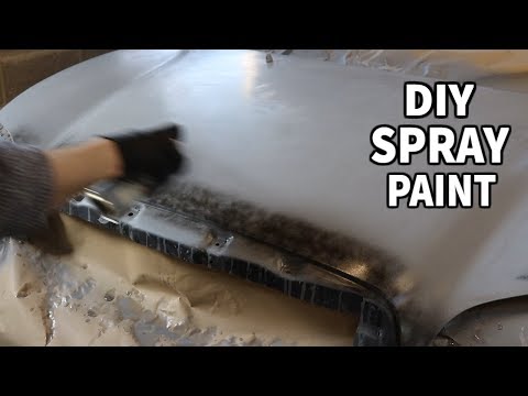 How to Paint Your Car using Rattle cans Paintjob Video