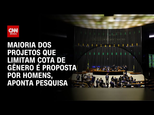 Maioria dos projetos que limitam cota de gênero é proposta por homens, aponta pesquisa | CNN 360°