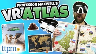 Professor Maxwell's VR Atlas Virtual Reality World Travel &amp; Activity Set from Abacus Brands Review!