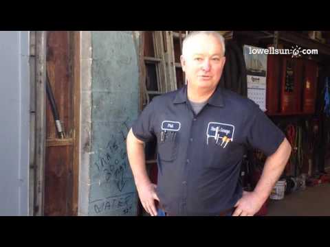 Phil Masse of Hank's Garage on Martin Street in Lowell reflects on the Flood of 2006