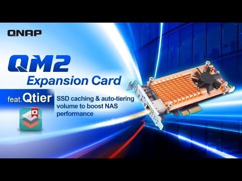 QM2 Expansion Card feat. Qtier: SSD caching & auto-tiering volume to boost NAS performance Video