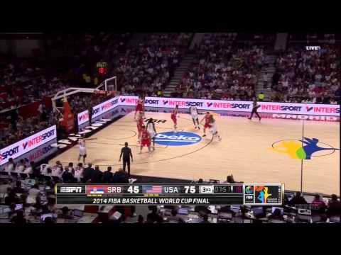 USA vs. Serbia highlights - 9-14-14 World Cup Final FIBA 2014