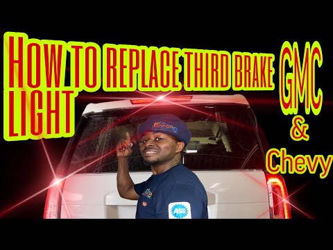 How To Replace 3Rd Brake Light on Yukon 2015 -2020 #brakelight #spoiler  #spoiler#yukondenali
