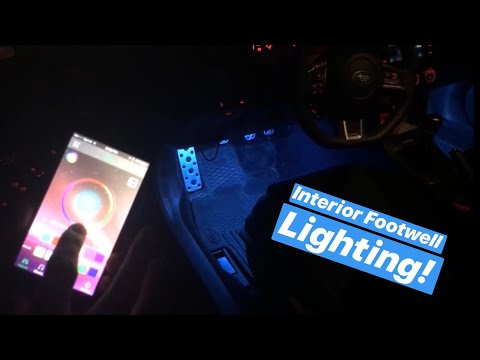 GCS RGB Interior Footwell Lighting Kit (2017 Subaru WRX DIY)