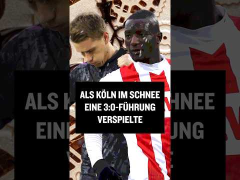 Wisst ihr noch, als Köln im Schneetreiben eine 3:0-Führung gegen Freiburg verspielte? #shorts