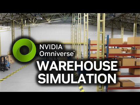Omniverse & Digital Twins: Warehouse Simulation | Product Demo | openzeka