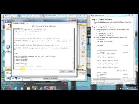 Packet Tracer 5.1.3.6 Inter-VLAN Routing